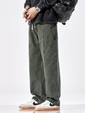 Autumn/ Winter Loose Fit Pure Cotton Pants