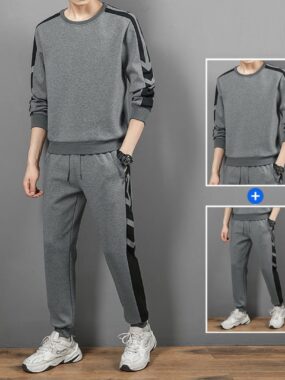 Winter Thick Fleeced Set of Sweater & Pants