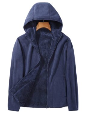 Reversible Hooded Fleeced Jacket
