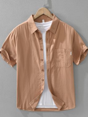 Daily Short Sleeved Men's Summer Shirt