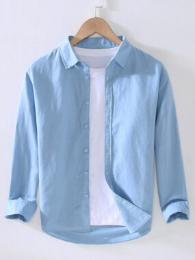 Linen Cotton Blend All Occasion Shirt For Men