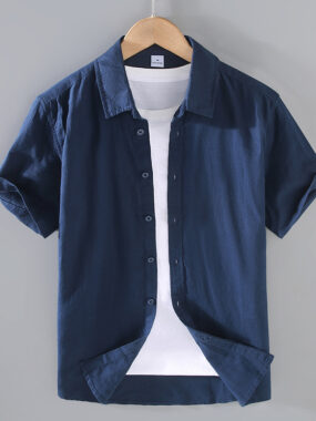 Linen Cotton All Occasion Short Sleeves Shirt