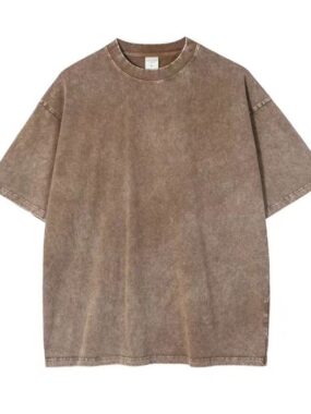 Thick Cotton Washed Oversized T-shirt