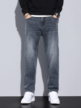 Men's Loose Casual Straight Cut Denim Jeans