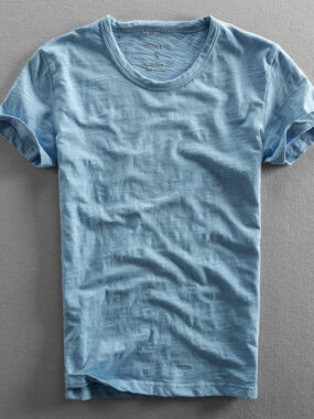 Men's Summer Thin Round Neck T-shirt