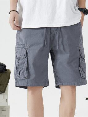 Summer Cotton Cargo Shorts