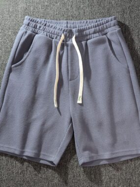 Summer Textured Casual Lounge Shorts