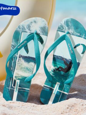 Men's Printed Beach Flip Flops