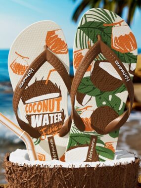 Men's Beach Casual Printed Flipflops