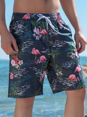 Tropical Printed Swim Shorts