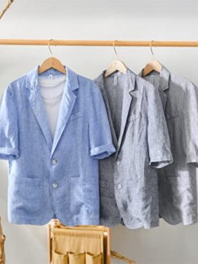 Men's Quarter Sleeve Business Casual Blazer