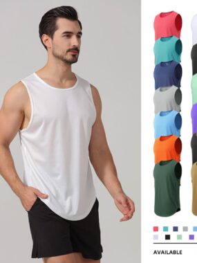 Quick Dry Sleeveless Gym Fitness Running Top