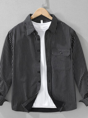 Cotton Long Sleeve Casual Business Office Shirt