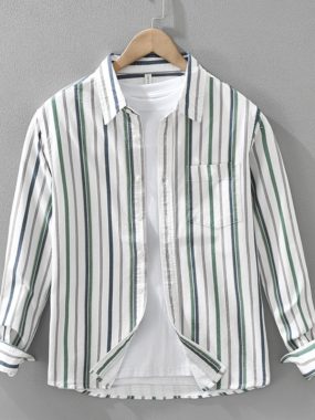 Striped Casual All Occasion Summer Shirt