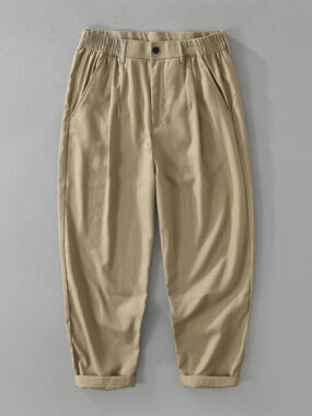 Loose Thin Business Casual Elastic Waist Pants