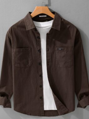 Basic Long Sleeve Stylish Daily Shirt