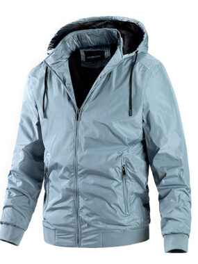 Detachable Hoodie Casual Bomber Jacket