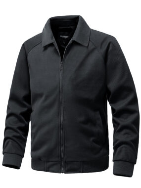 Textured Fit Raglan Bomber Jacket