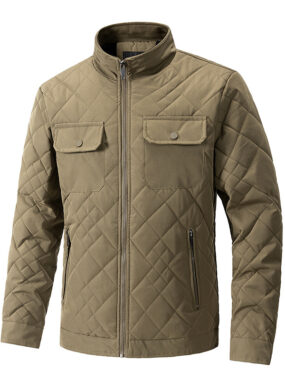 Classic Lattice Inside Fleece Jacket