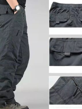 Men's Winter Fleeced Cargo Pants