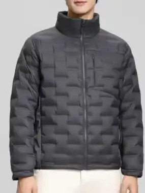 Unique Patterned Puffer Down Outerwear Jacket