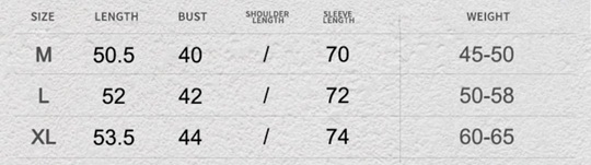 Size Guide