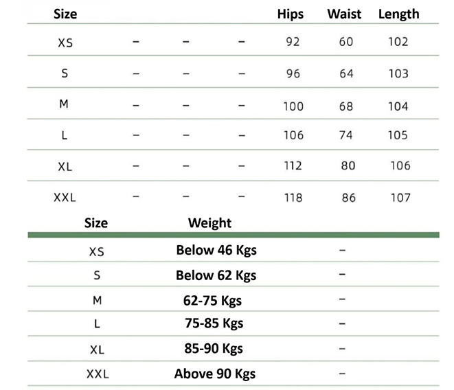 Size Guide
