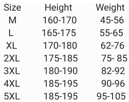 Size Guide