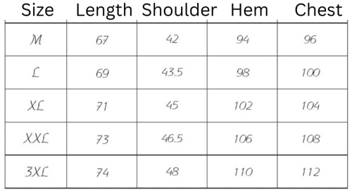 Size Guide
