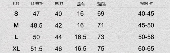 Size Guide