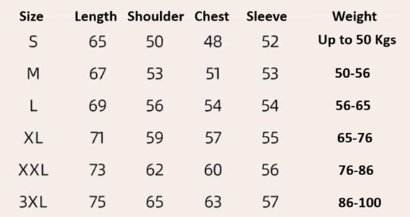 Size Guide
