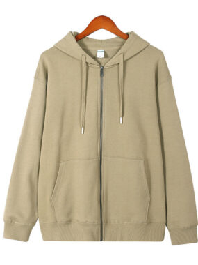 Hooded Open Drawstring Sweatshirt