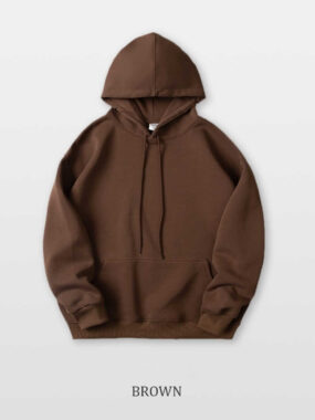 Hooded Daily Basic Sweatshirt