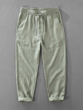 Drawstring Comfy Quality Linen Blend Pants