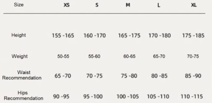 Size Guide