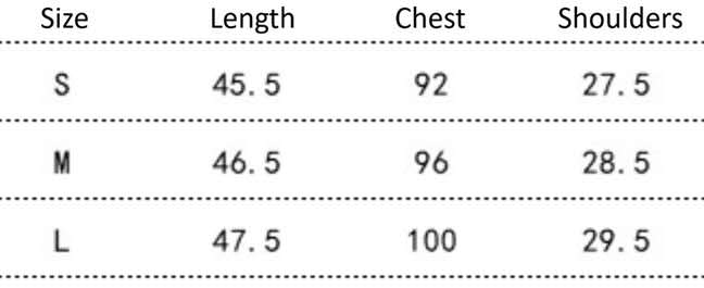 Size Guide