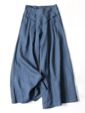 Soft Pleated Wide Leg Palazzo Pants