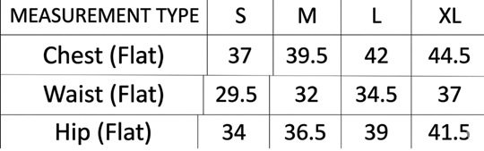 Size Guide
